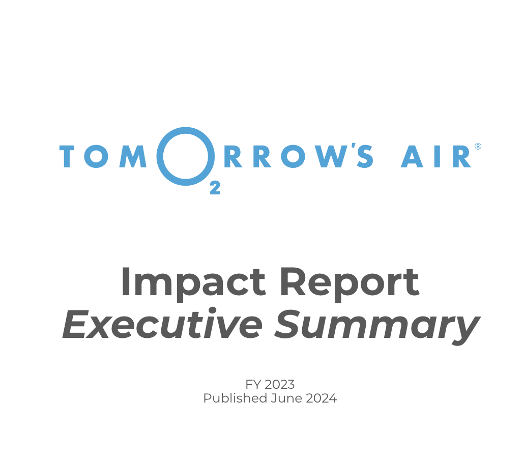 Tomorrow's Air 2023 Impact Report Executive Summary