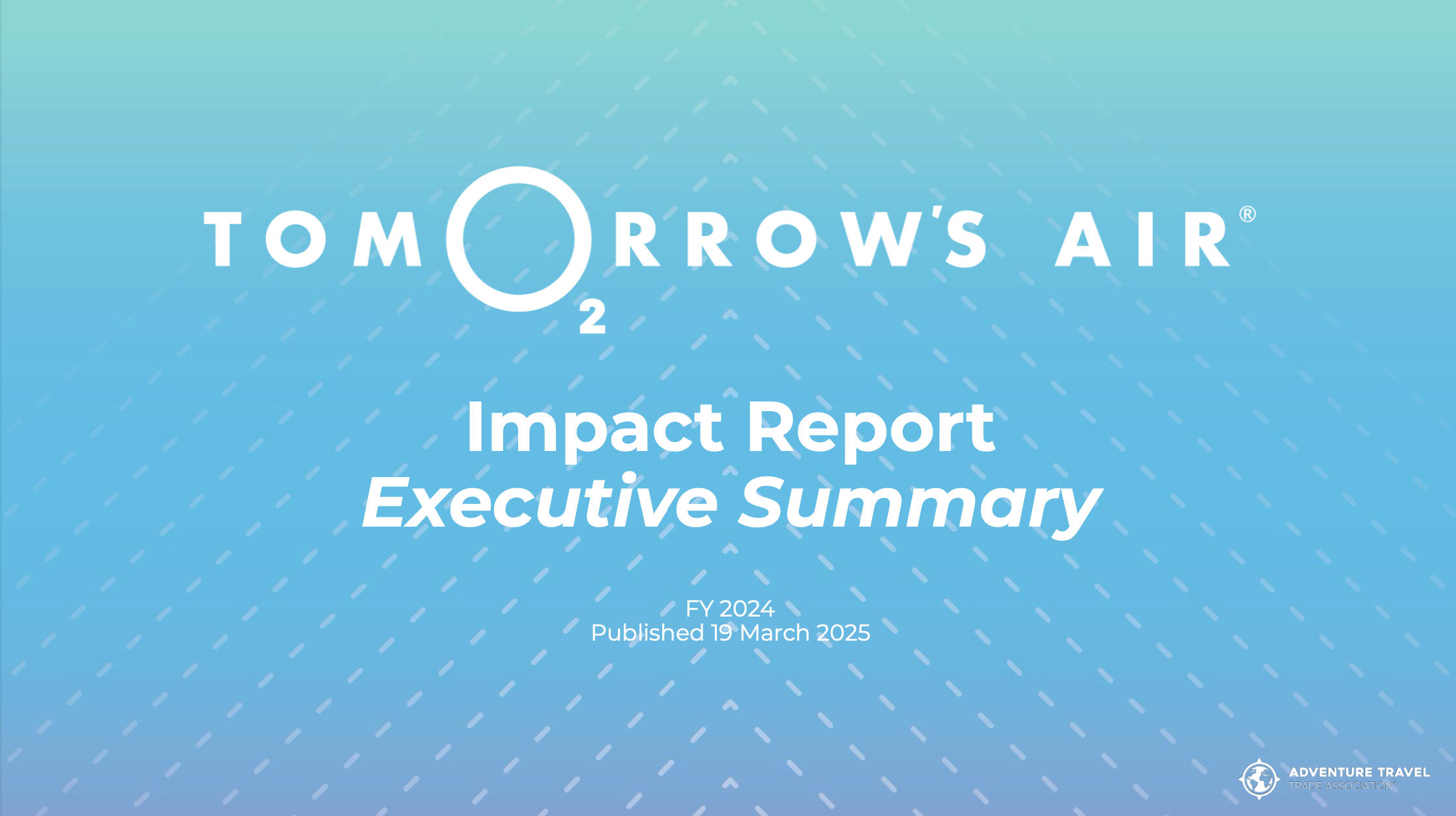 Tomorrow's Air 2024 Impact Report Executive Summary